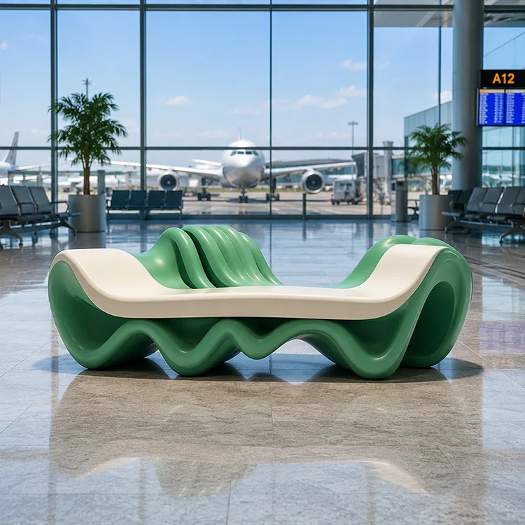 Art Wave Fiberglas Salon Bankı