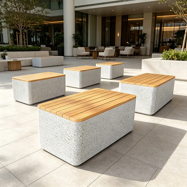 Ticari FRP Terrazzo Küp Tezgah