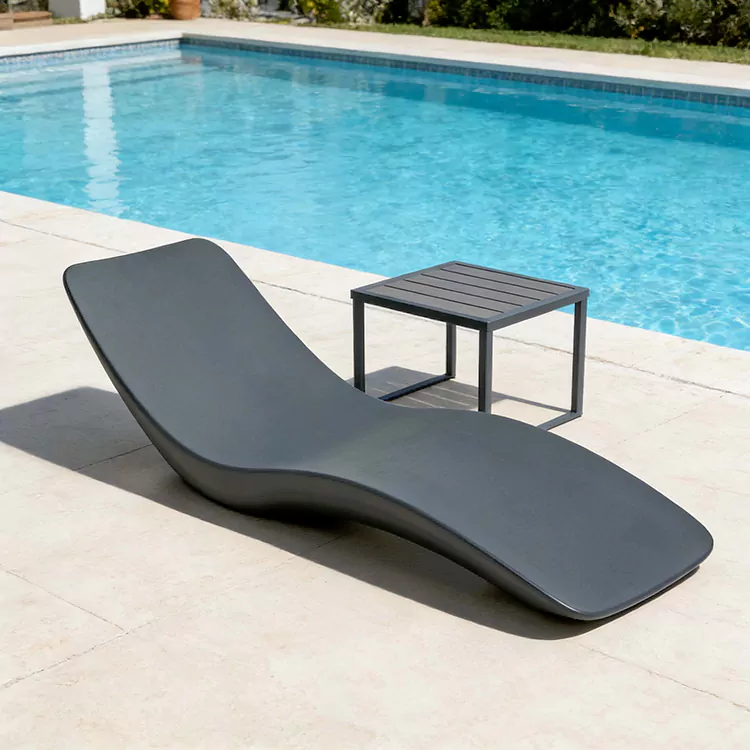 Fiberglas Su Geçirmez S Şekilli FRP Şezlong